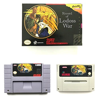 Record of Lodoss War from the Gods game cartridge For snes ntsc pal video game