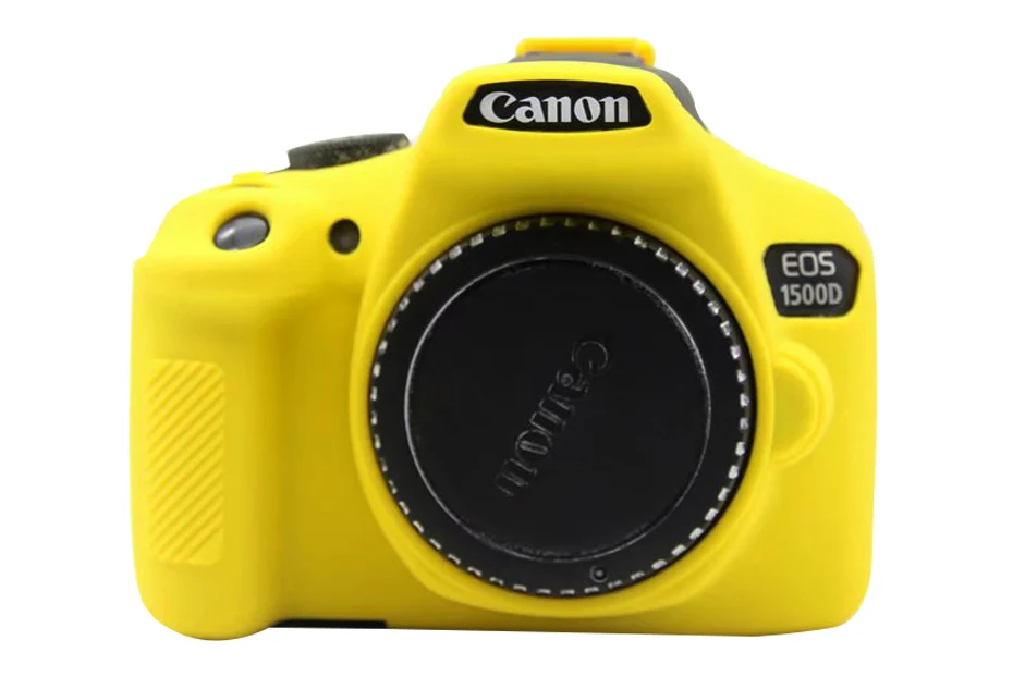 Сумки для камеры Canon EOS 1300D 1500D Мягкий силиконовый чехол цвет резиновый чехол для Canon EOS Rebel T6 Камера Сумка Открытие батареи