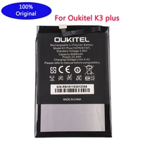 100 original new high capacity original 6080mah battery for oukitel k3 plus k3plus smart phone