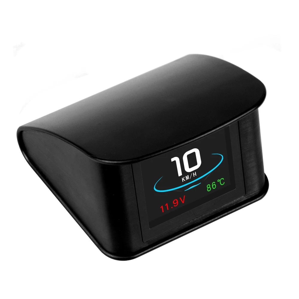 P10 Head Up дисплей поездки бортовой компьютер автомобиль цифровой OBD2 Пробег OBD вождения компьютер дисплей спидометр датчик температуры