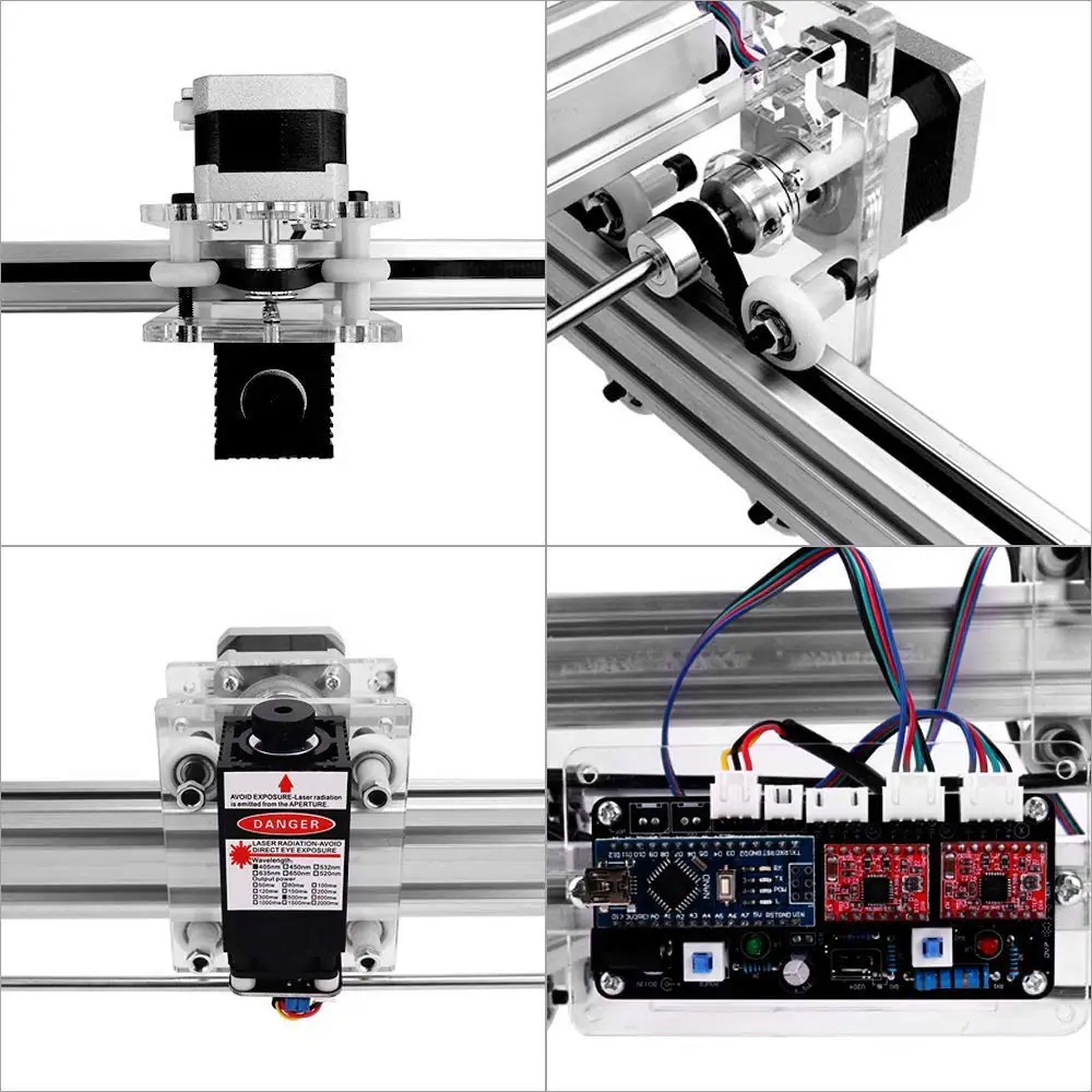 Desktop CNC Laser Engraving Machine 40cmx50cm Wood Engraver Cutter5500mW 7W 10W for Metal Printer CNC4050 | Инструменты