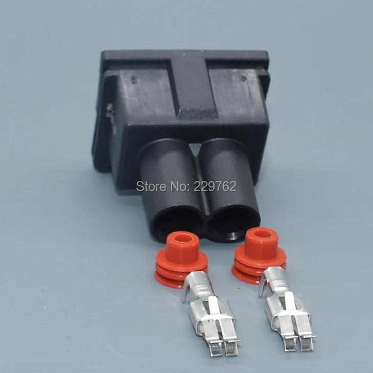 Shhworldsea 2/100 комплектов 2 штырька для VW 6 3 мм автомобильный водонепроницаемый штекер