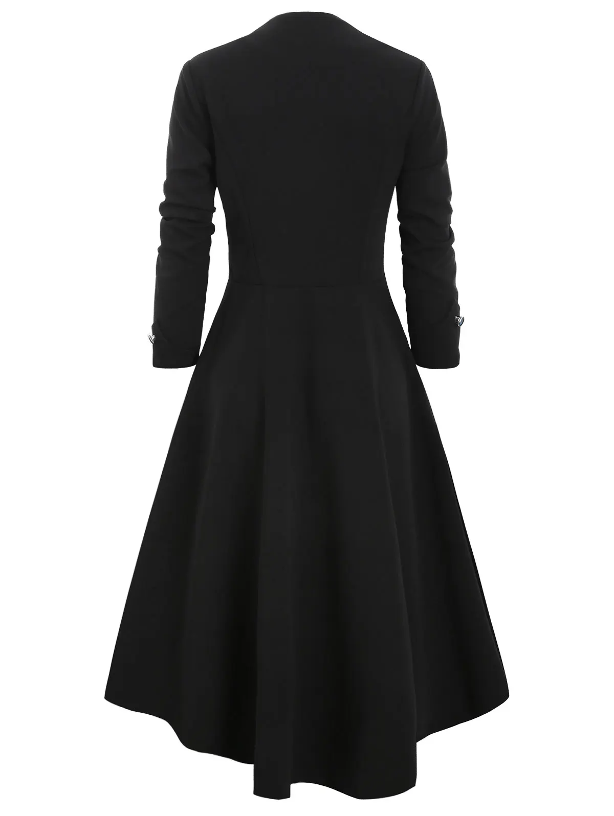 Женское готическое пальто повседневное декорированное пальто-Тренч на