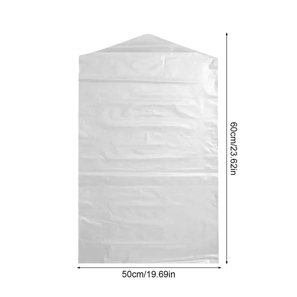 

10 Pcs 10 Silk HDPE Large Transparent Plastic Bag Flat Pocket Food Moisture-proof Dust-proof Bag Quilt Storage Packing Film Bag