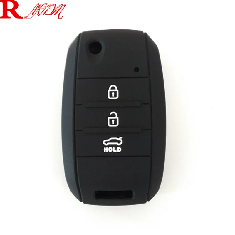 Автомобильный Силиконовый складной ключ для KIA rio Sportage 2015 ceed Sorento cerato K2 K3 K4 K5|folding key