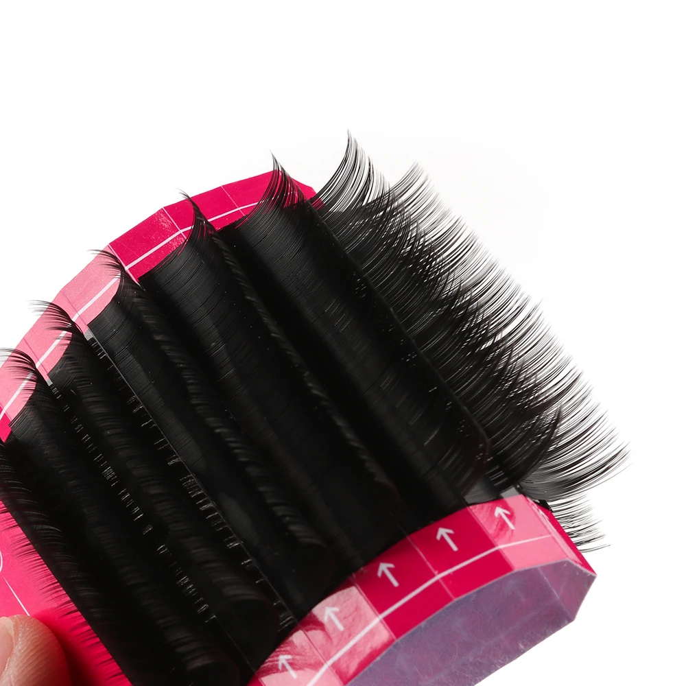 Накладные ресницы из искусственной норки 12 линий Профессиональный объем