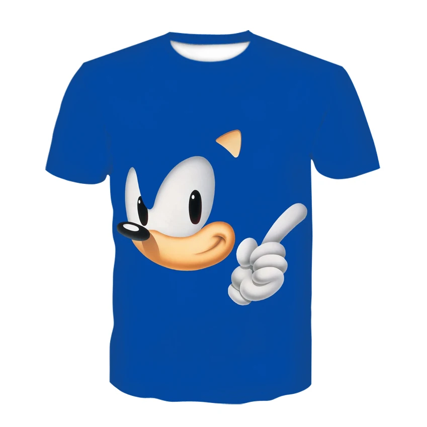 Новый 3D с принтом Модная одежда для мальчиков и топы девочек футболка рисунком