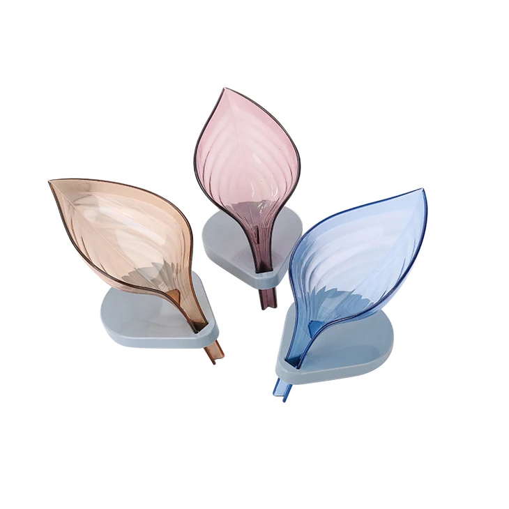 Креативная Коробка для мыла в форме листьев полка стирки ванной комнате и