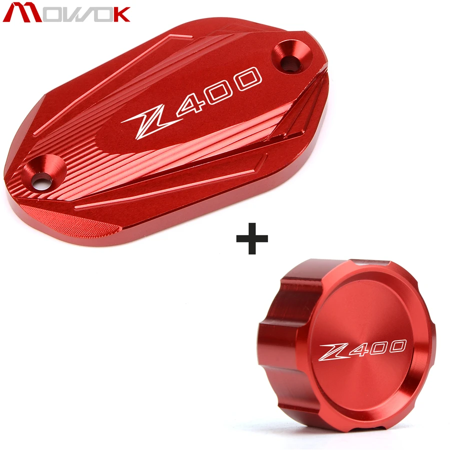 Крышка Резервуара для KAWASAKI Z400 Z 400 2019 2020 LOGO CNC inder Передняя и задняя Тормозная