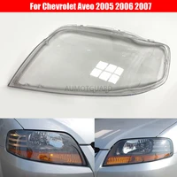 car headlamp lens for chevrolet aveo 2005 2006 2007 car replacement auto shell cover