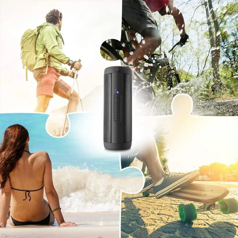 T2 Waterpoof IPX5 портативный динамик бас Bluetooth Hifi Саундбар с сабвуфером mp3