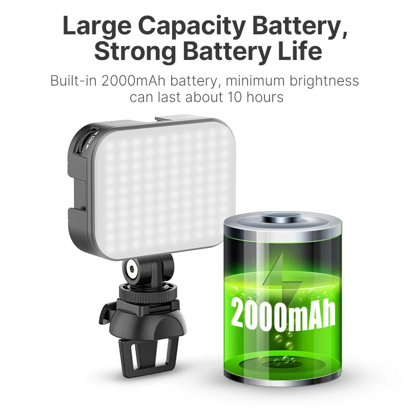 VIJIM VL100C 3200K-6500K 170 ° регулируемый светодиодный светильник для видеосъемки с