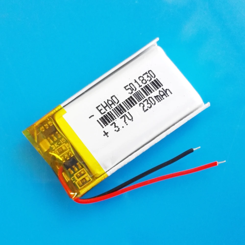 Литий полимерная аккумуляторная батарея 3 7 в 230 мАч 501830 501730 для MP3 GPS bluetooth Смарт