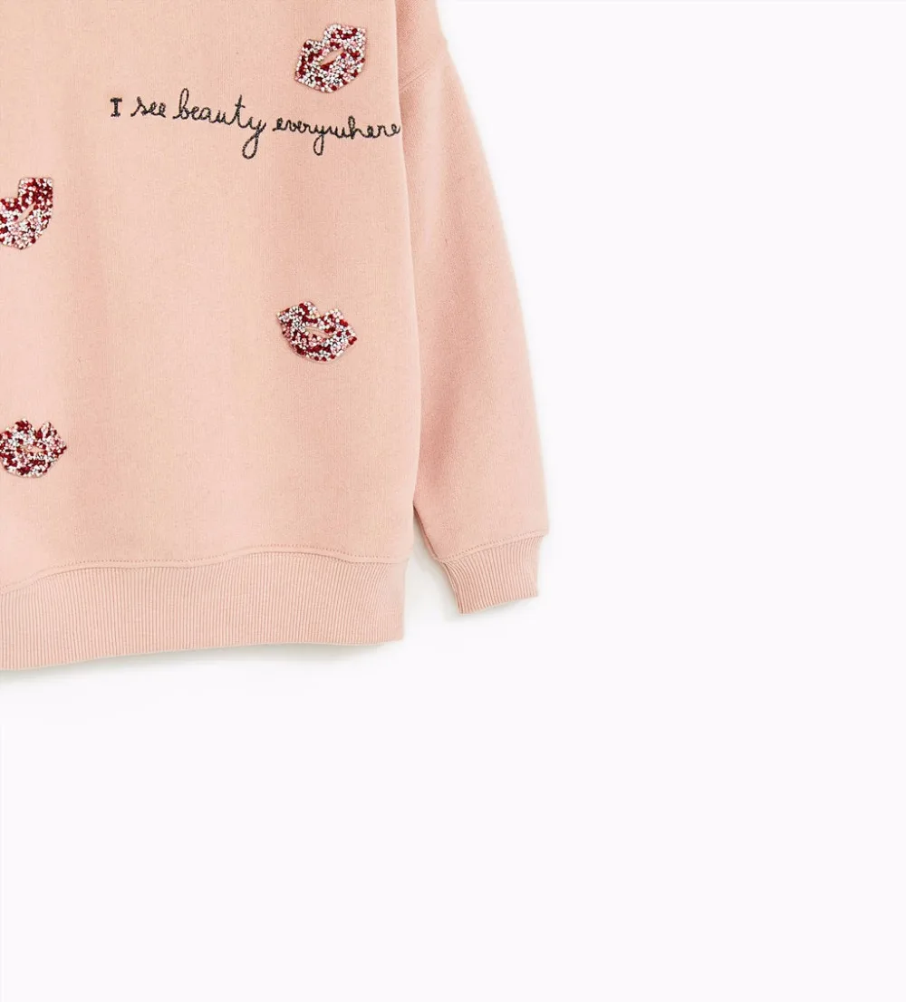 5 см кабулк красный цвет с принтом губы мотивы горячая фиксация стразы передачи