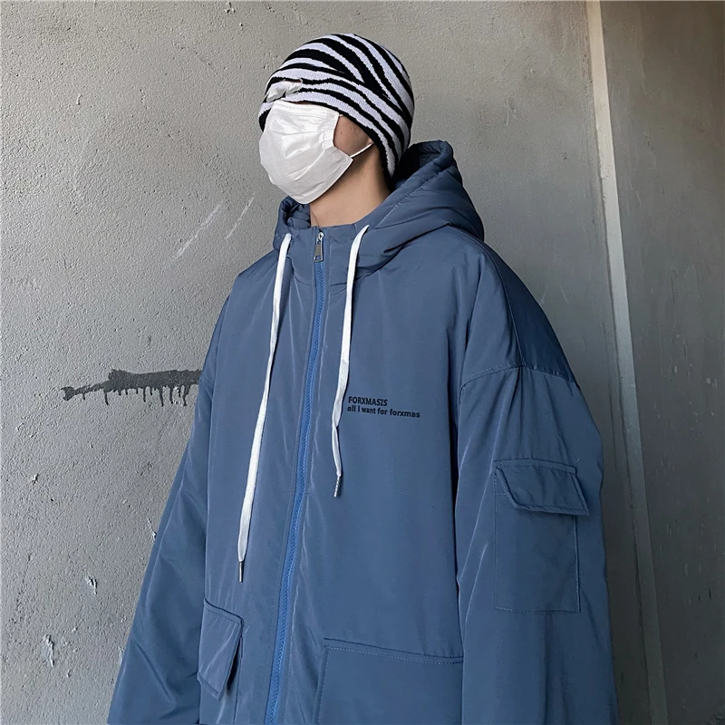 

Зимнее женское пальто с хлопковой подкладкой, свободная куртка в Корейском стиле, мужские зимние куртки и пальто CN(Origin), 2020