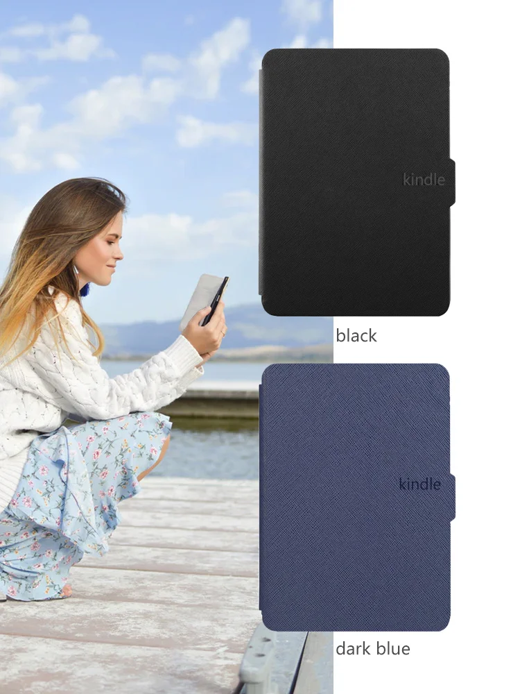 Чехол для amazon kindle 7 поколения 6 ''читалка тонкий защитный чехол Чехол+ пленка+ стилус