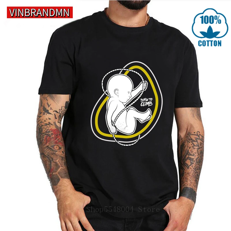 Забавная футболка для новорожденных с надписью Humor Baby скалолазания