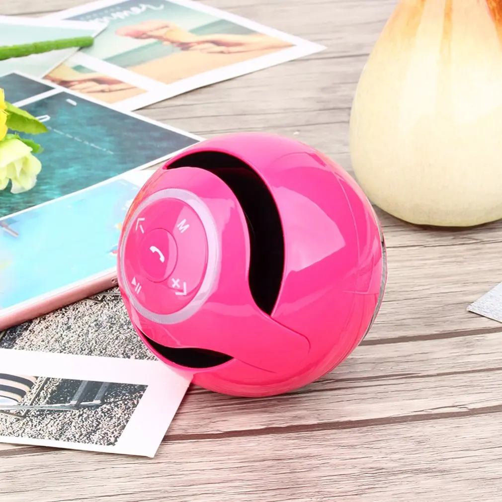 Yst-175 разноцветный шар с светом беспроводной динамик открытый карты мини сабвуфер