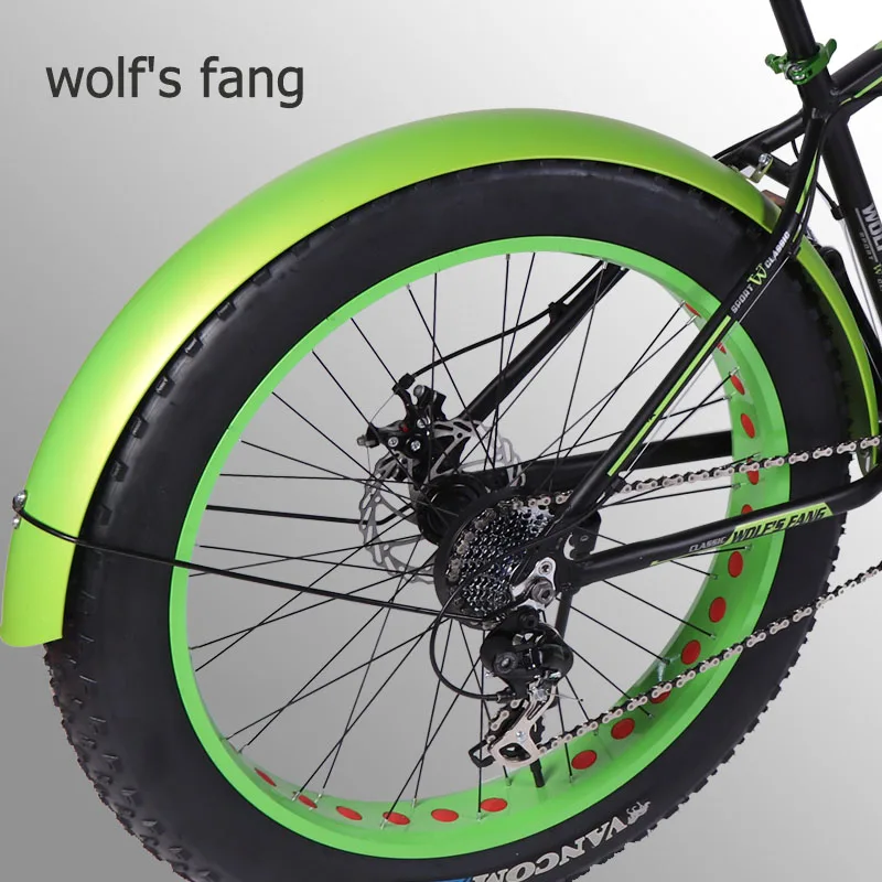 Wolf's fang велосипед горный велосипед дорожный снег жира Велосипеды Аксессуары крыло полный охват продукт