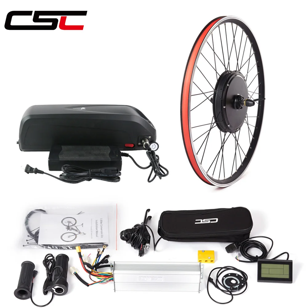 

Electric bike Conversion Kit 36V 48V 250W 350W 500W 1000W 1500W 20 24 26 27.5 28 29in 700C bike EBike hub Motor Wheel Bluetooth