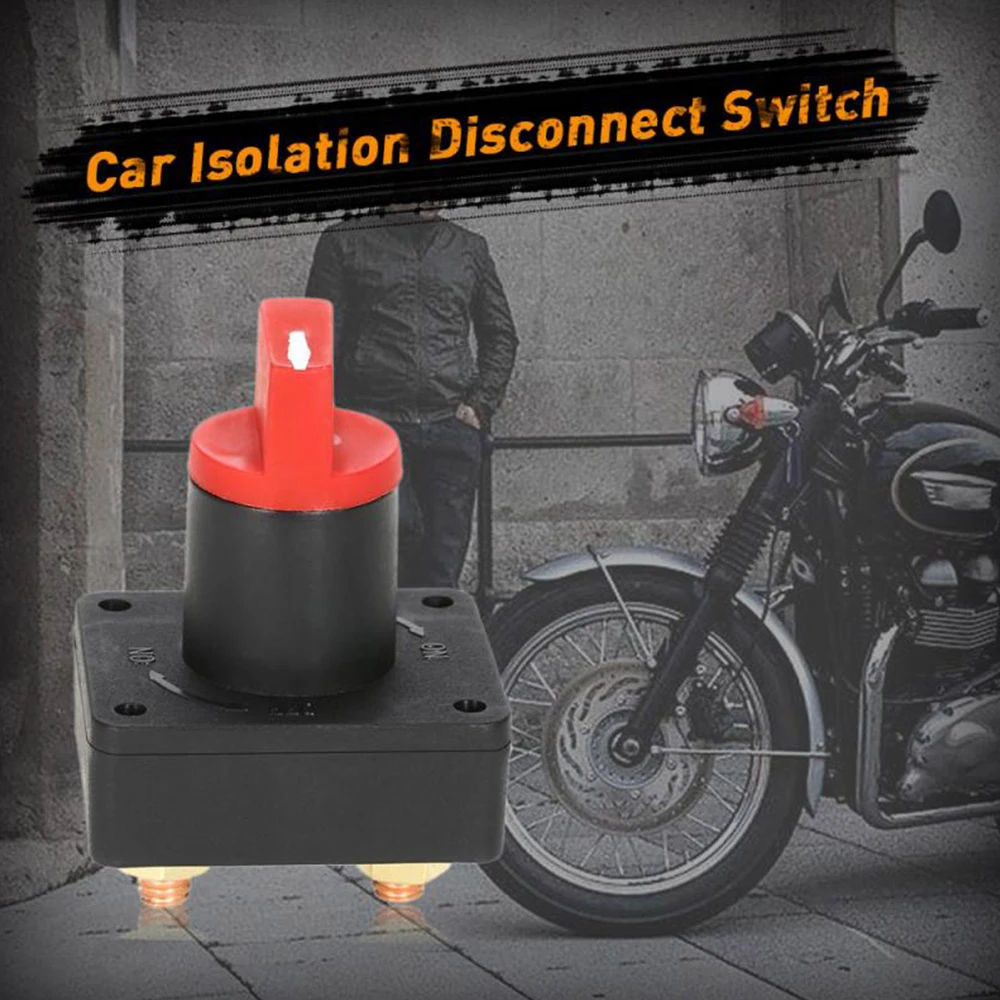 

Car Master Battery Switch Power Disconnect Rotary Switch Marine Boat Truck Cut Off Isolator Kill Switch 300A