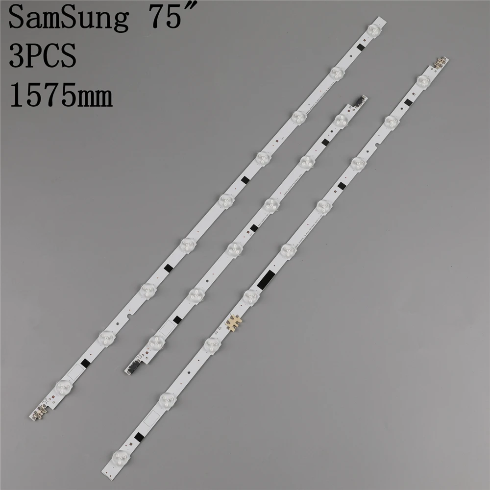9PCS LED Backlight strip For SamSung 75
