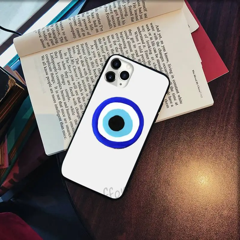 

Evil Eye Third Eye Phone Case for iPhone 11 12 pro XS MAX 8 7 6 6S Plus X 5S SE 2020 XR Soft silicone cover funda shell