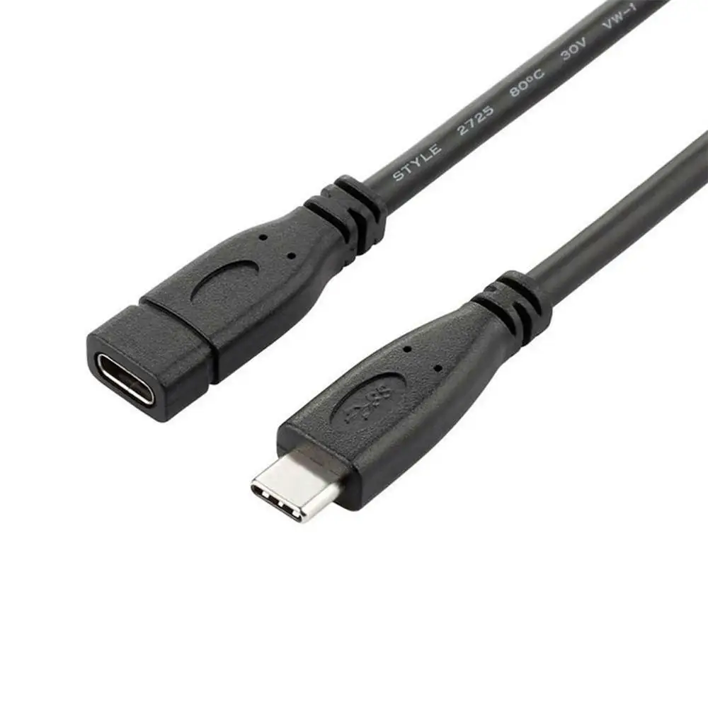 Тип USB C кабель-удлинитель 3 1 данных видео кабель USB-C мужского и женского пола
