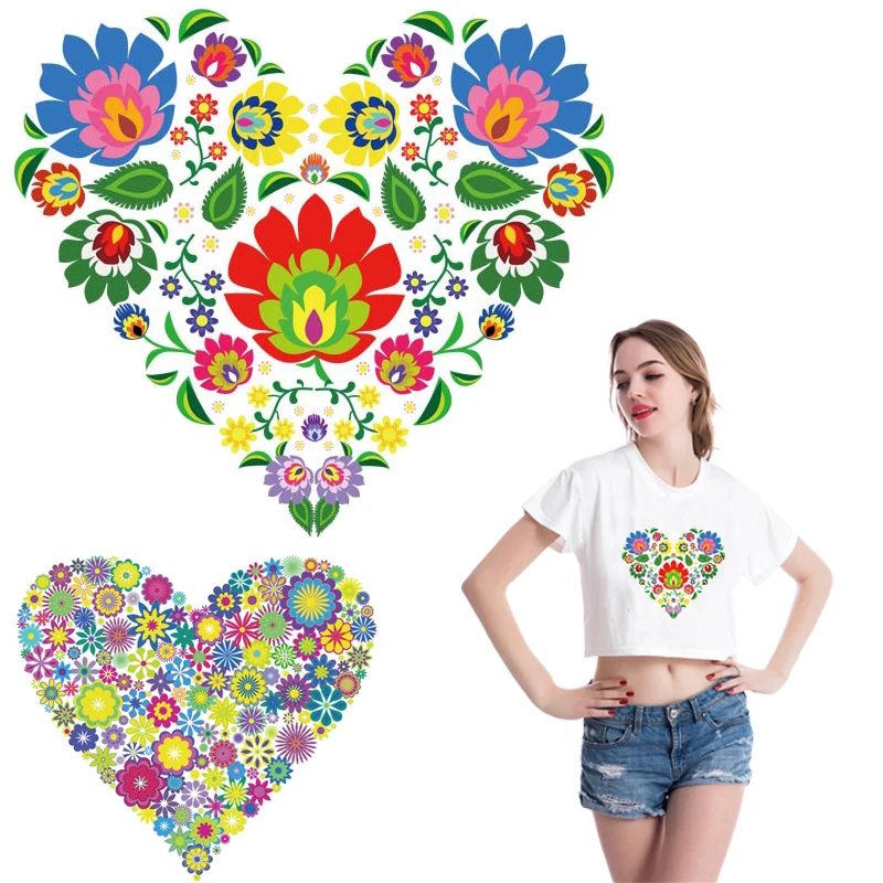 Pulaqi лепесток в форме сердца для переноса утюгом нашивки костюмы винил передачи