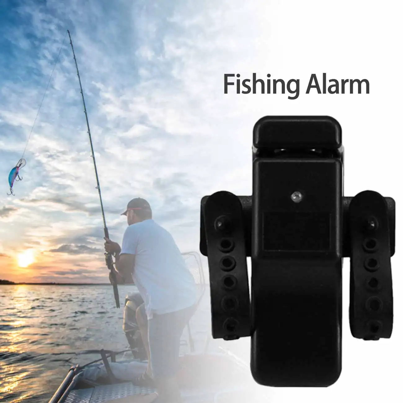 

Fishing Bite Alarm with LED Indicator Multifunctional Electronic Fish Bite Sound Alert for Fishing Rod For Outdoor Accessories