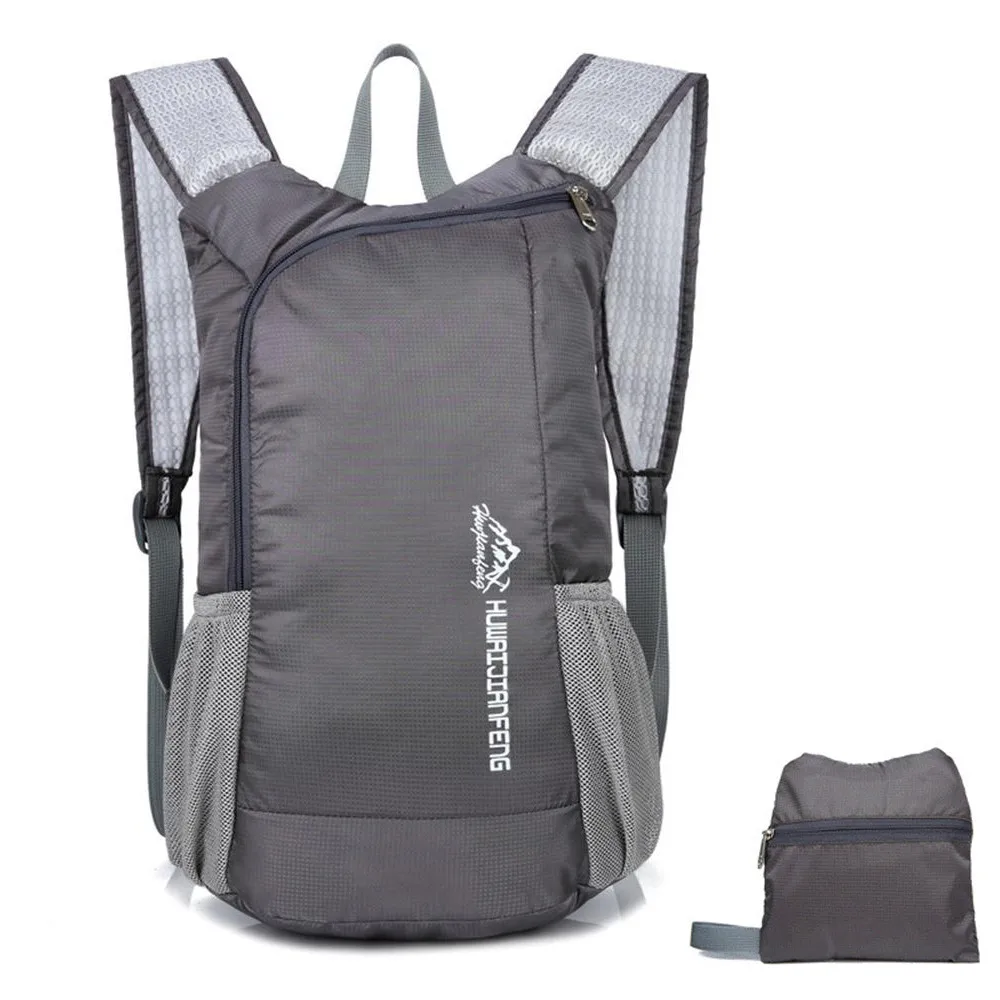 Мужские и женские рюкзаки уличные водонепроницаемые Складные школьная сумка для