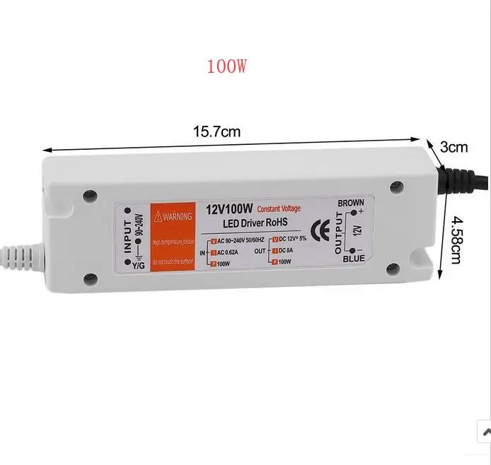 

3 years warranty new Good quality Compact LED Driver Power Supply Transformer DC12V 18W-100W