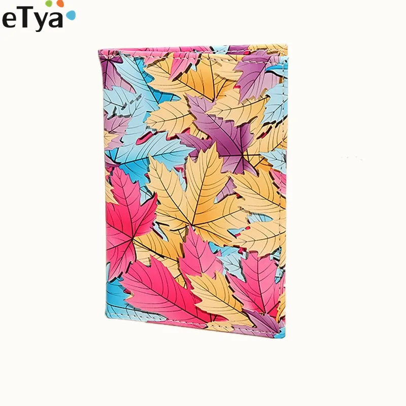 

ETya Модная красочная Женская Обложка для паспорта из искусственной кожи, Женский держатель для паспорта и карт, кошелек, органайзер, чехол, с...