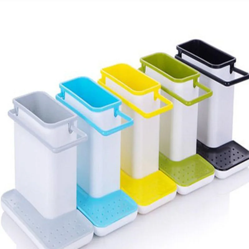 

Kitchen Sponge Drain Holder Wash Cloth Utensils Shelf Organizer Storage Rack Kitchen Tidy Slot Accessories 2020 New