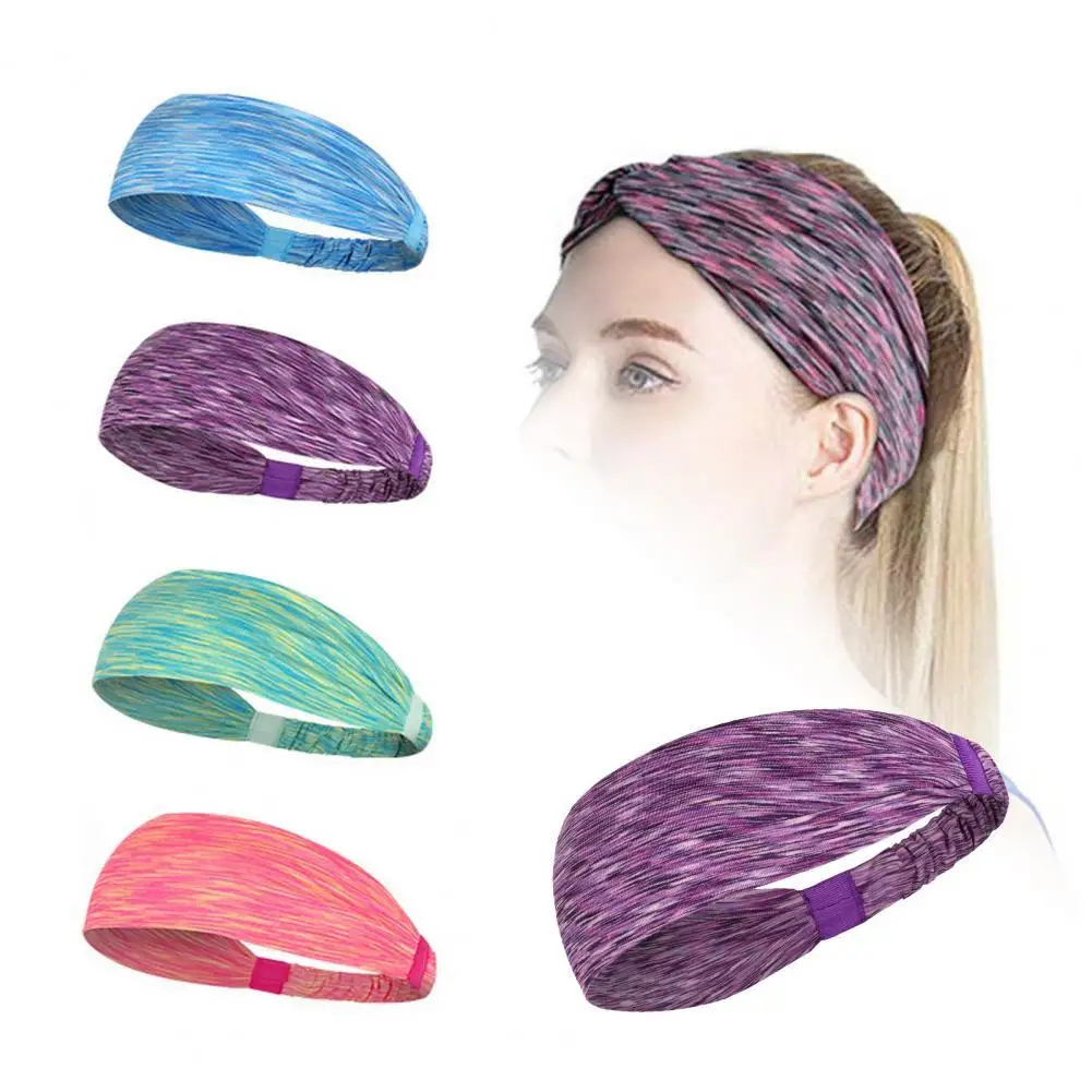 

Sport Hair Band Unisex Anti-perspirant Multicolor Flexible Head Warp Sweatband for Summer Outdoor Running Fitness Yoga Sweatband