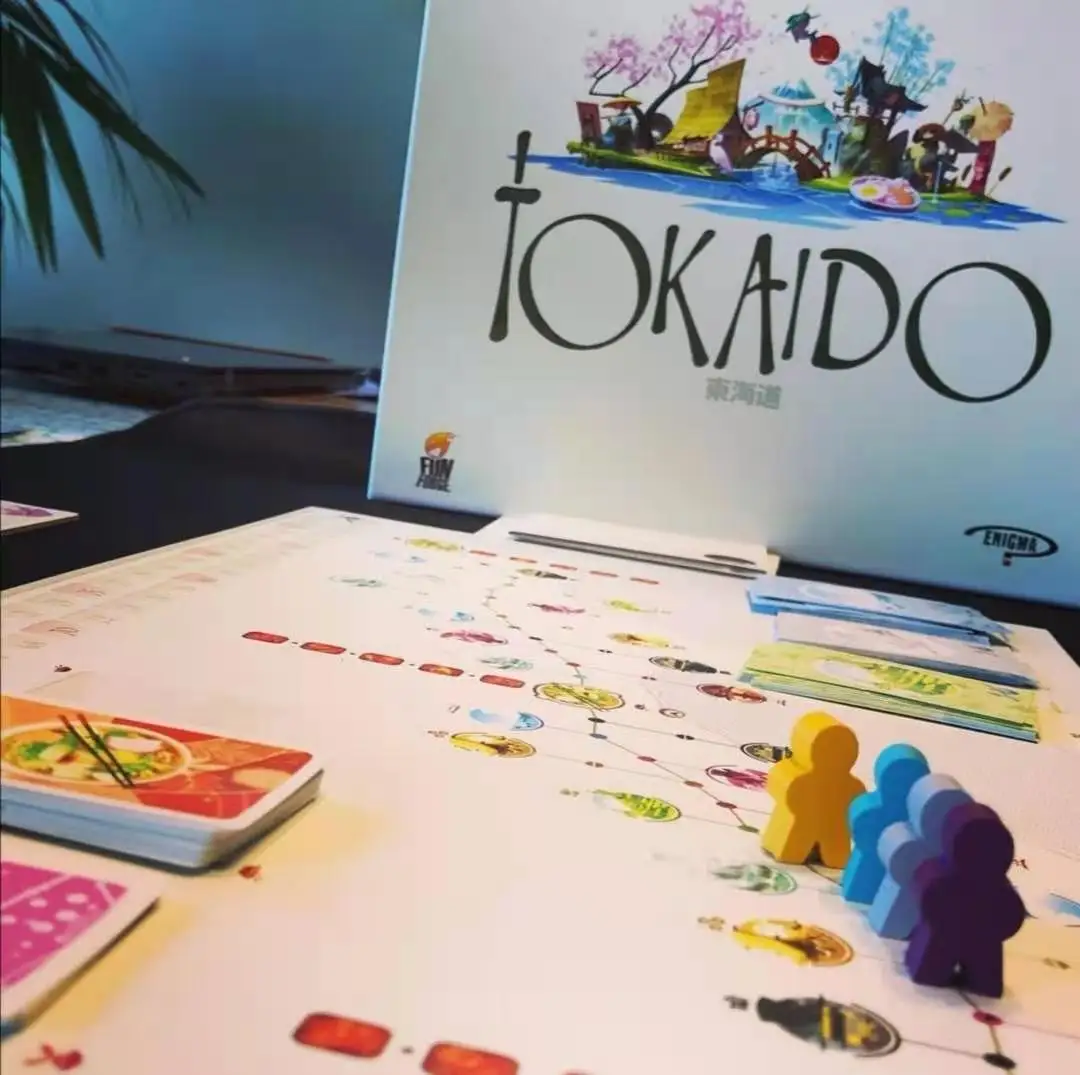 

Hotsale Tokaido Broad Game Cards English Educational Toys Card Game Party Games Cards Game