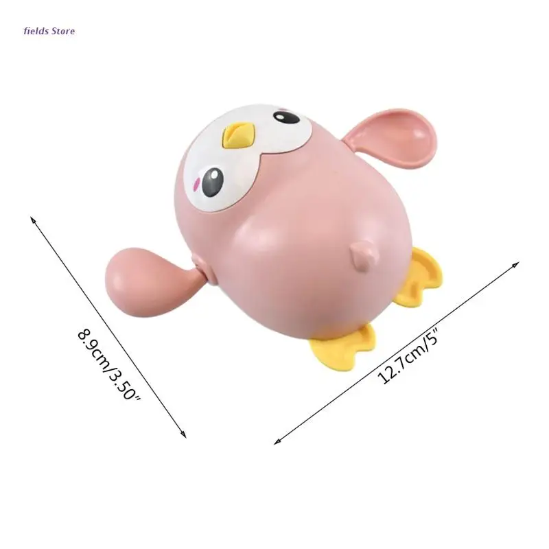 

Bathing Toy Water Play Toy Floating Penguin Clockwork Gift for Baby Bathing Indoor Bath Playset Bite-Free Baby 3Month+