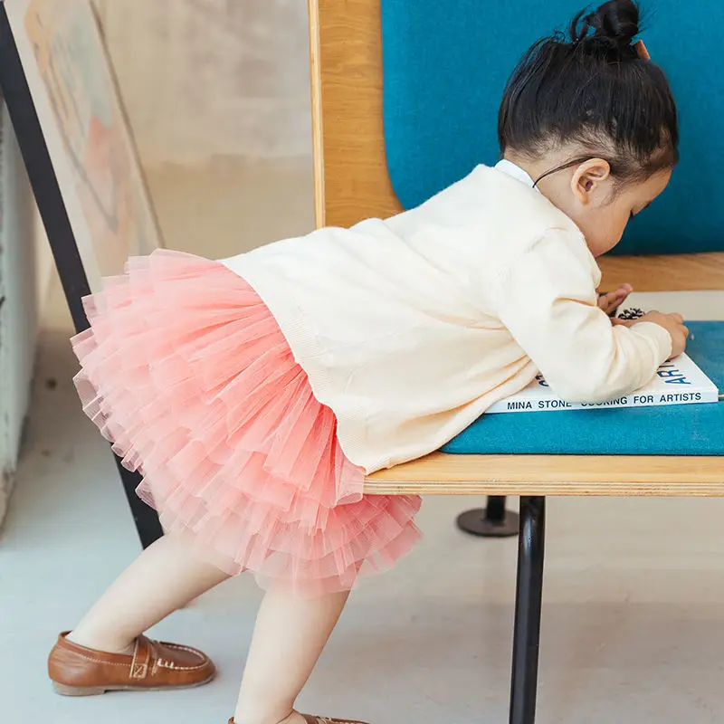 

Girls' Skirts 2021 New Korean Style Net Yarn Baby Tutu Skirts, Children's Cake Skirts, All-match Princess Skirts