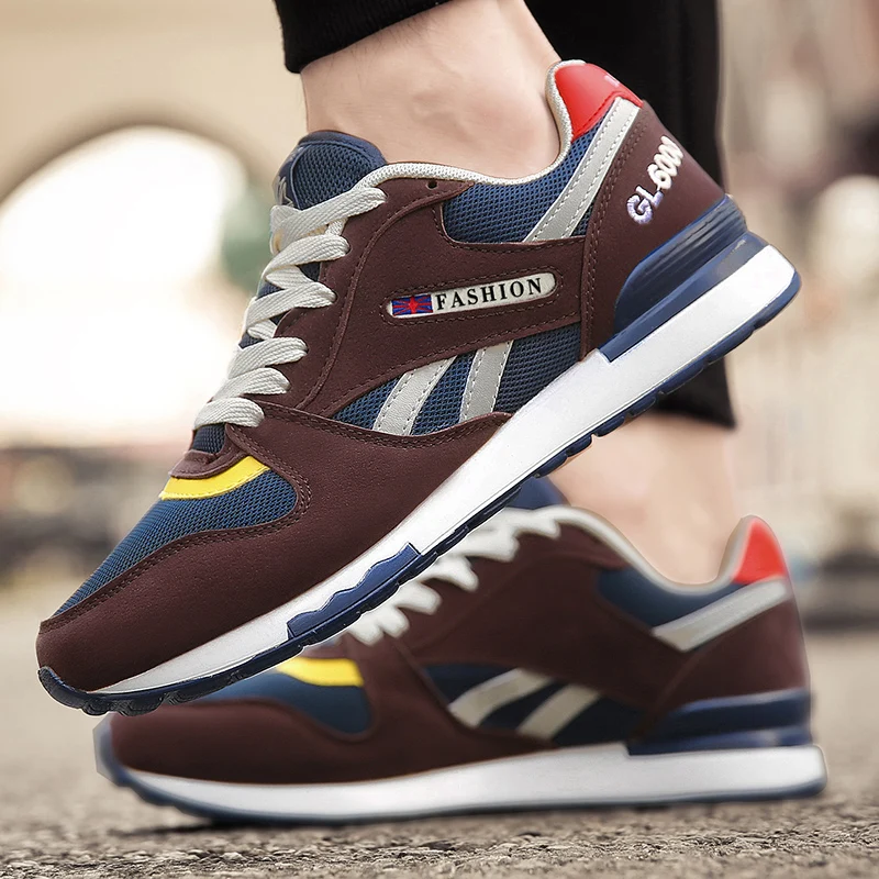 Новинка 2019 самые популярные Стильные мужские кроссовки для бега уличные