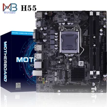 Материнская плата H55 LGA 1156 DDR3 память для Intel LGA1156 десктопная
