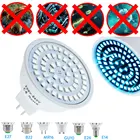 Светодиодная бактерицидная лампа MR16 GU10 E14 E27 E27, 10 шт.компл., ультрафиолетовая лампа для дезинфекции 3 Вт, 5 Вт, 7 Вт, ультрафиолетовый светильник 36, 48, 56, 60, 80, светодиоды s 110 В, 220 В