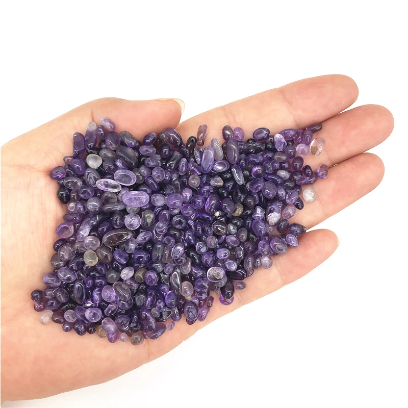 

Красивый 50 г 3-5 мм натуральный аметист фотогравий круглый разбитый камни лечебные образцы натуральные кварцевые кристаллы