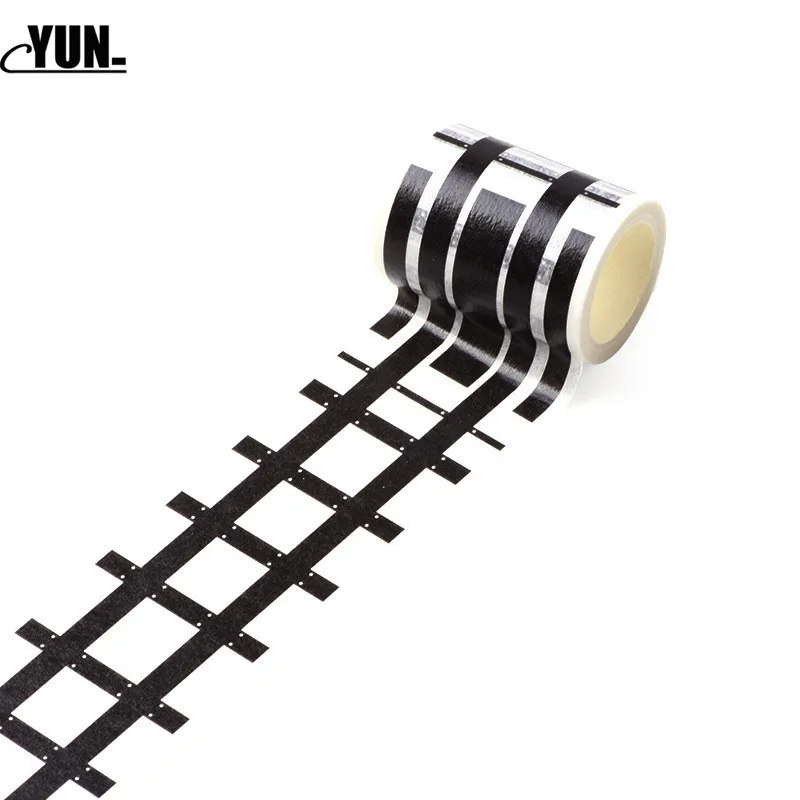 Diy Детский дорожный трафик и бумажная лента железнодорожная дорога/шоссейная