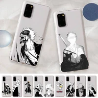 anime bleach kurosaki ichigo phone case for samsung a 51 30s 71 21s 70 10 31 30 52 12 40 s20 21 plus lite ultra