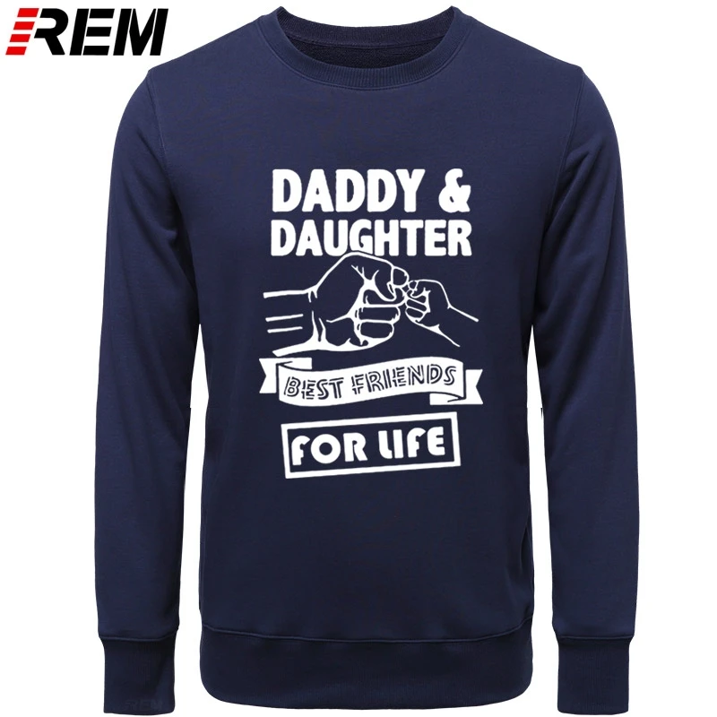 Папа и дочь лучшие друзья для жизни день отца подарок печать хлопок o-образным
