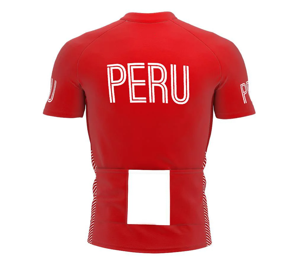 New 2021 Peru More Style Men's classic cycling team short sleeved bike Road Race Clothing Maillot ciclismo outdoor Jersey | Спорт и