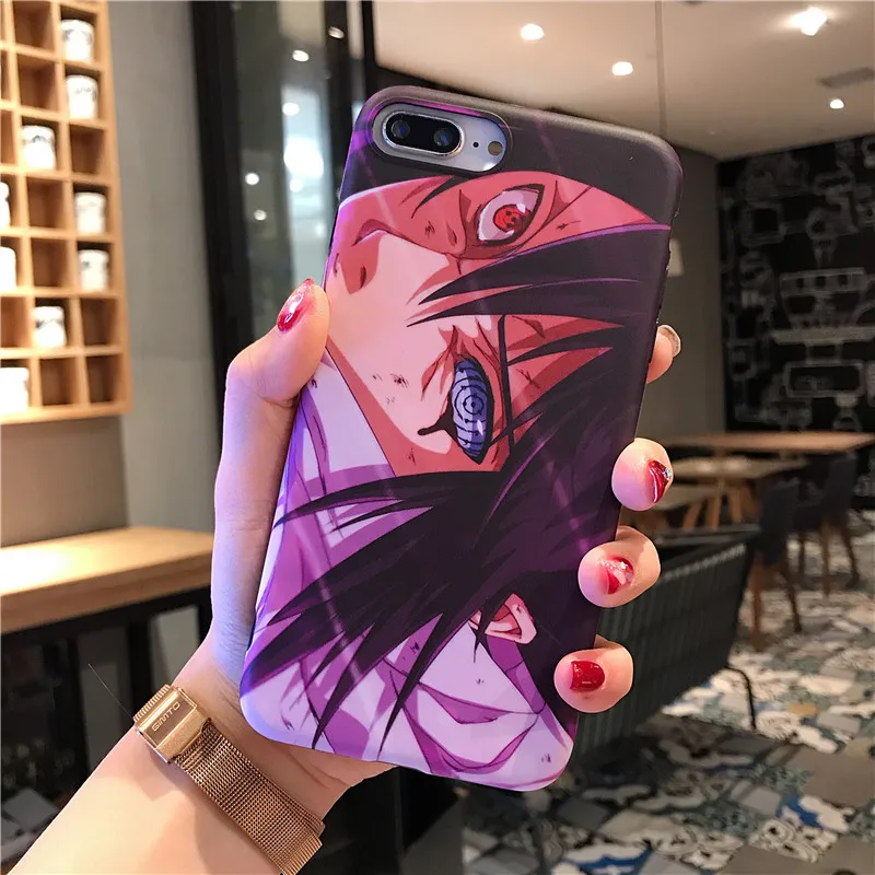 Сасуке Шаринган ТПУ силиконовый чехол для iPhone 6 6S 7/8 plus X XR XS Max Чехлы Япония Аниме