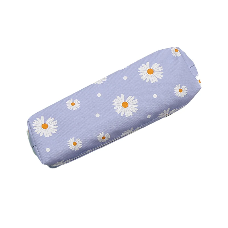

Kawaii Daisy Pencil Case Floral Flower Zipper Pencil Cases Gift School Pencil Box Pencil Bag School Supplies Stationery