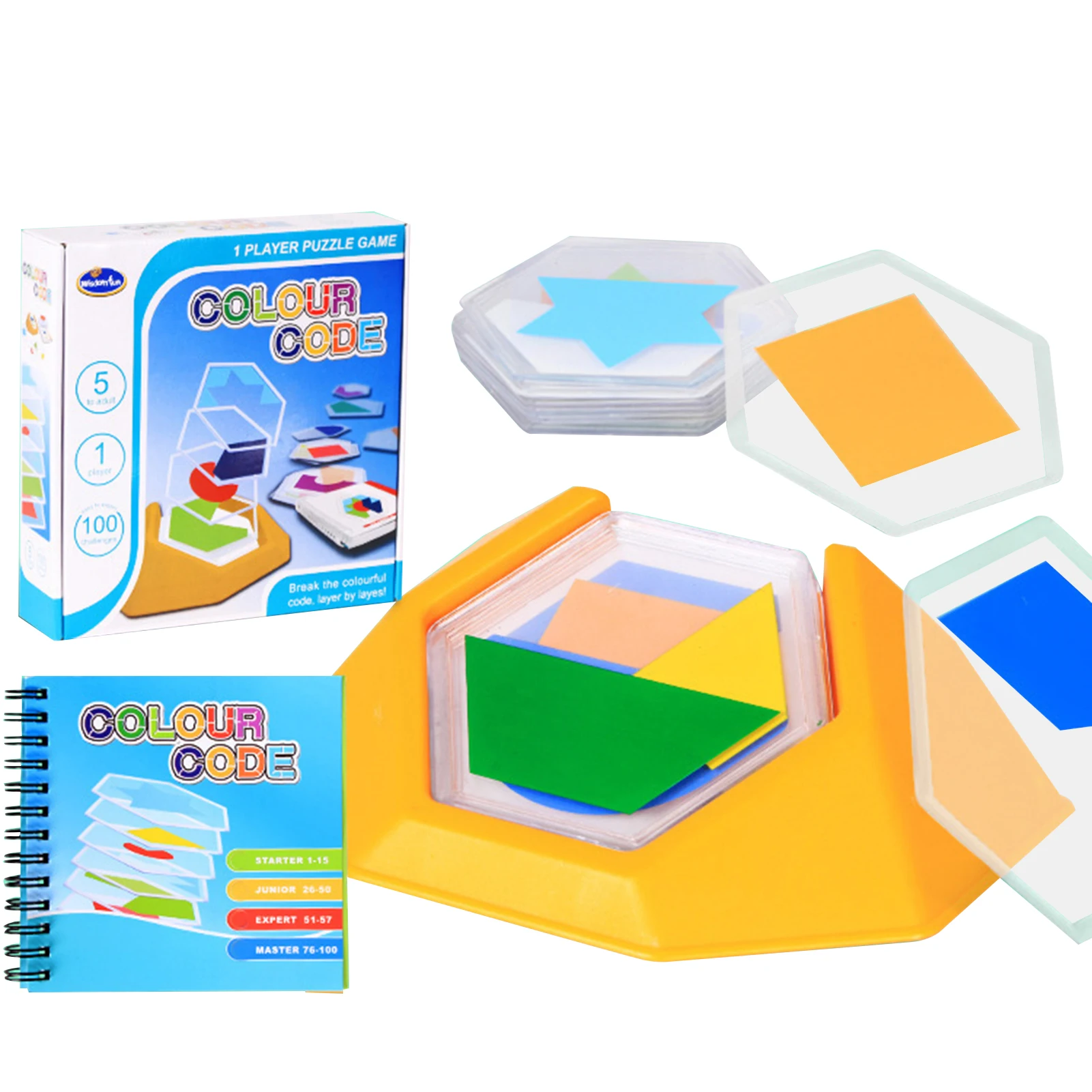 

Montessori Plastic Material Toy Constructive Triangles Rectangular Pentagon Toy Educational Logical Geometric Puzzle