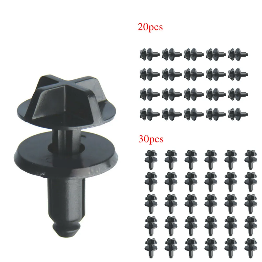 

20/30Pcs Auto Battery Cover And Cowl Panel Clip Fasteners Fit For Range Rover Discovery Evoque Car Interior Accessories